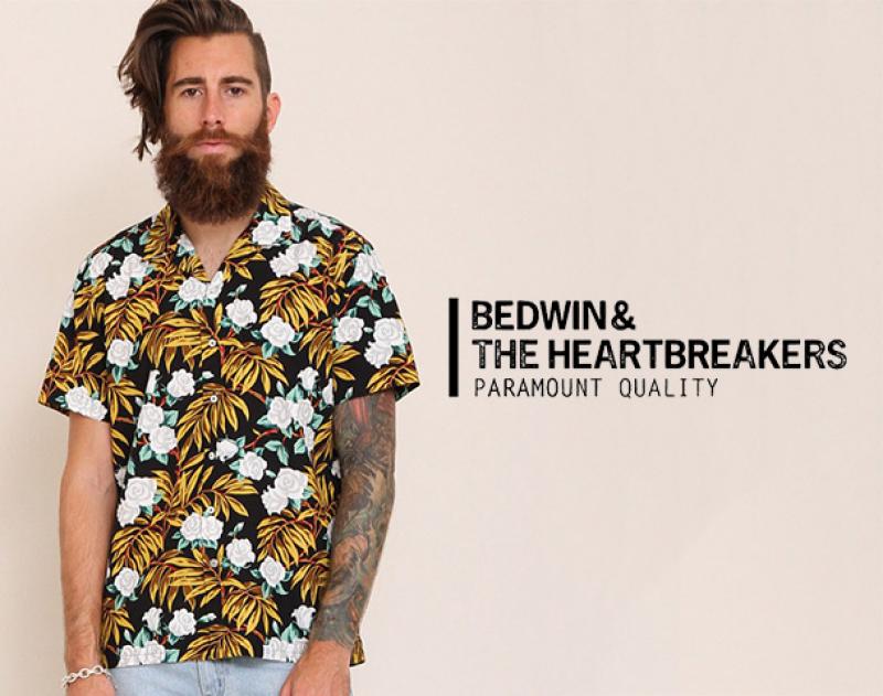 BEDWIN &THE HEARTBREAKERS / ƥ "S/S OG ALOHA OPEN COLLAR SHIRT FD "ROGERS""