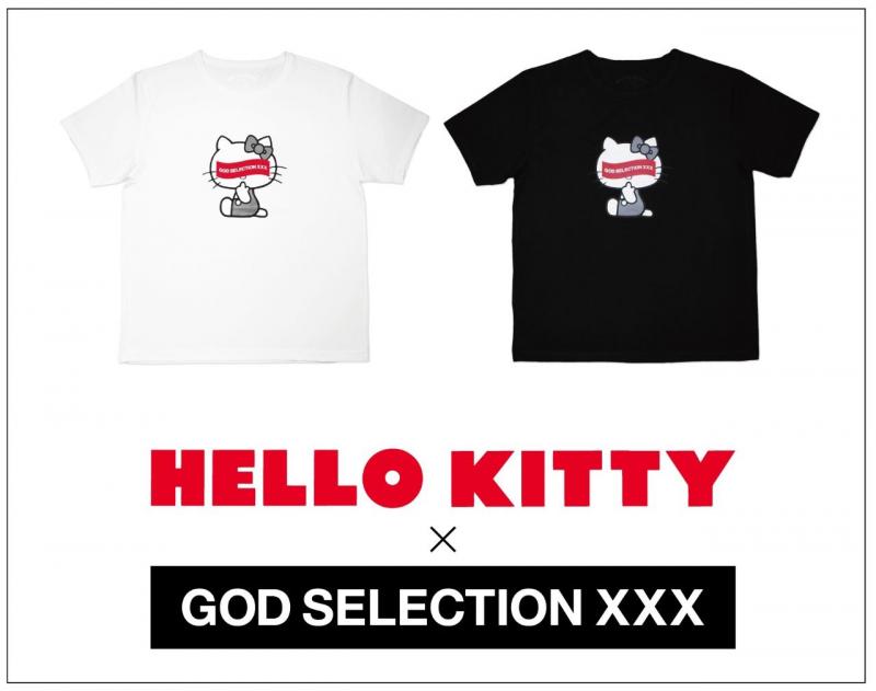 GOD SELECTION XXX / ƥ "x HELLO KITTY T-SH"