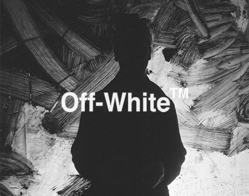 Off-White / ƥ "DIAG GALAXY BRUSHED ZIP HOODIE"