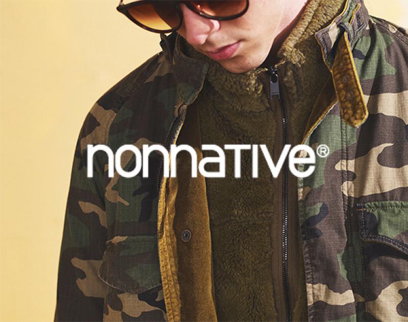 nonnative / ƥ "STRANGER HOODED COAT POLY TWILL STRETCH OVERDYED"