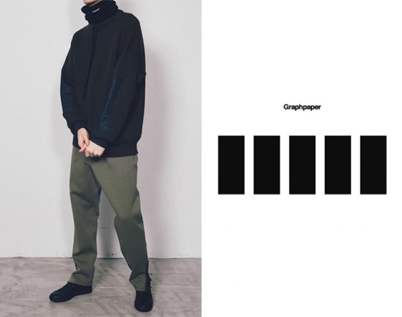 Graphpaper / ƥ "Half Zip Commando Knit"