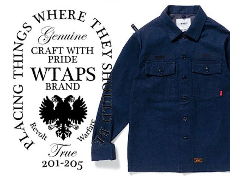 WTAPS / ƥ "BUDS LS 03 / SHIRT. COTTON. DENIM"