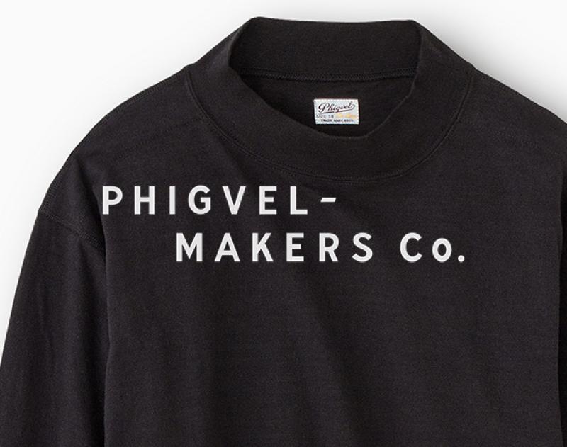 PHIGVEL / ƥ "HIGHNECK L/S TEE"