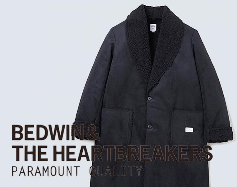 BEDWIN&THE HEARTBREAKERS / ƥ "SHAWL COLLAR SUEDE MOUTON COAT "HOLMAN""