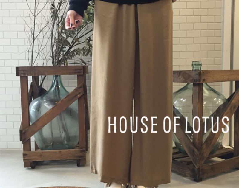 HOUSE OF LOTUS  / ƥ "ꥸʥ֥쥹å" and more