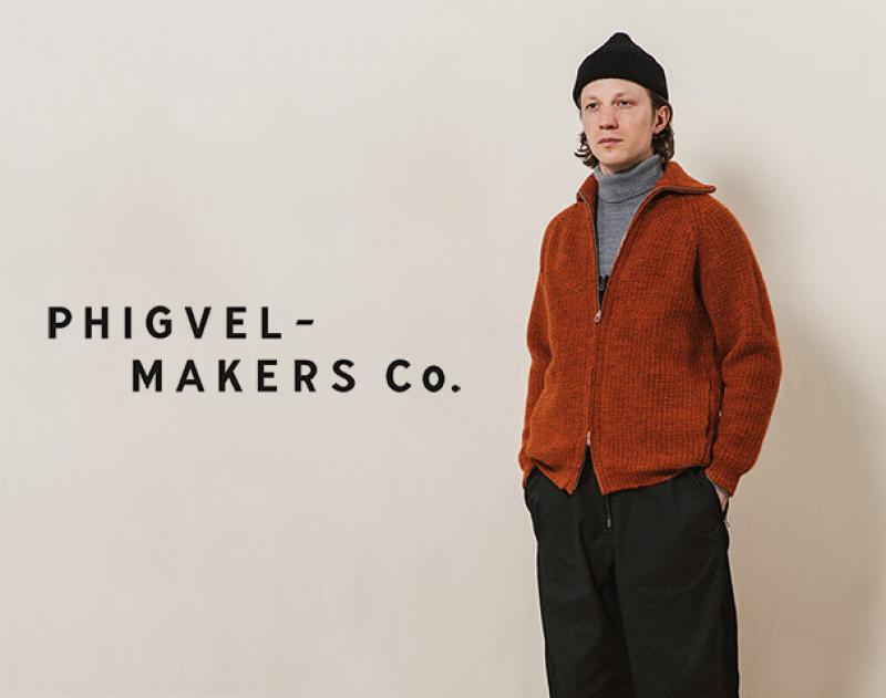 PHIGVEL / ƥ "GOODMAN'S ZIP SWEATER" and more