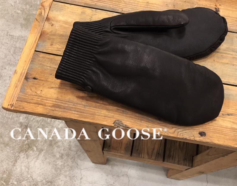 CANADA GOOSE / ƥ"LEATHER RIB MITT"