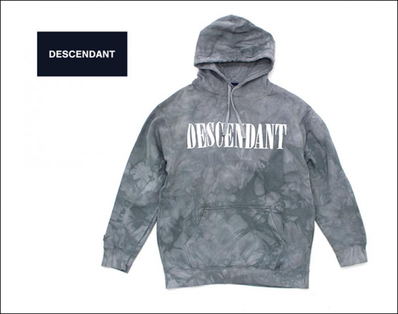 DESCENDANT / ƥ"BLEACH / TIE DYE HOODED SWEATSHIRT"