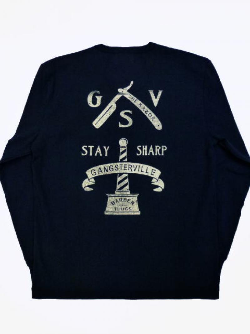 GANGSTERVILLE(󥰥)CLASSIC PARLOR-L/S HENRY T-SHIRTS