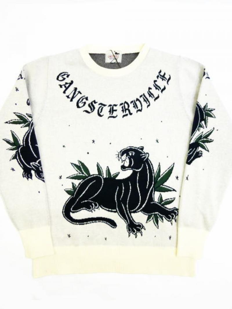 GANGSTERVILLE(󥰥)RISE ABOVE-L/S SUMMER KNIT