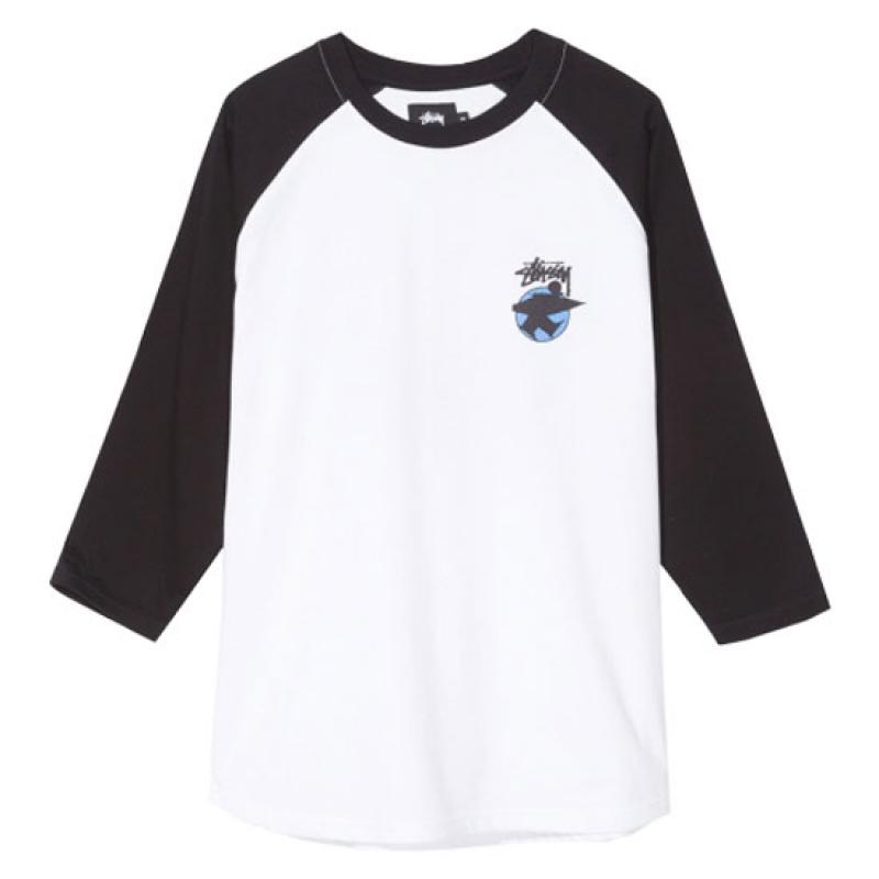 Stüssy Surfman Dot Raglan Jersey