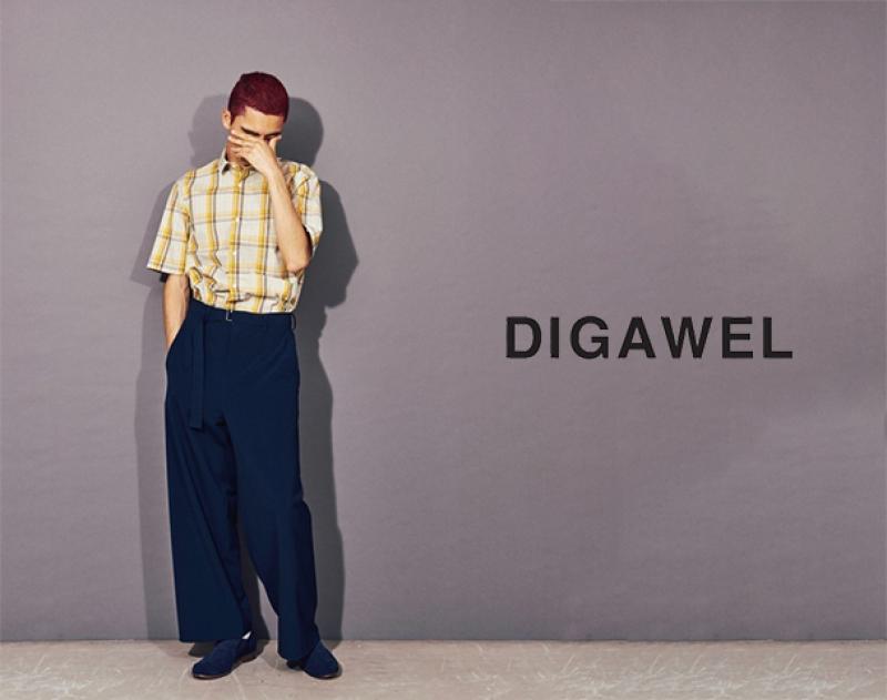 DIGAWEL / ƥ "BELT WIDE PANTS"andmore