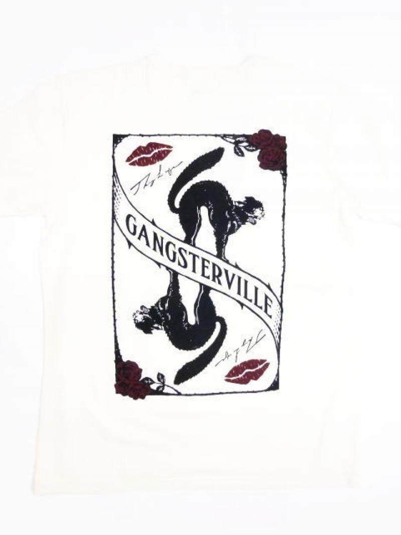 GANGSTERVILLE(󥰥)THUG CAT-S/S HENRY T-SHIRTS