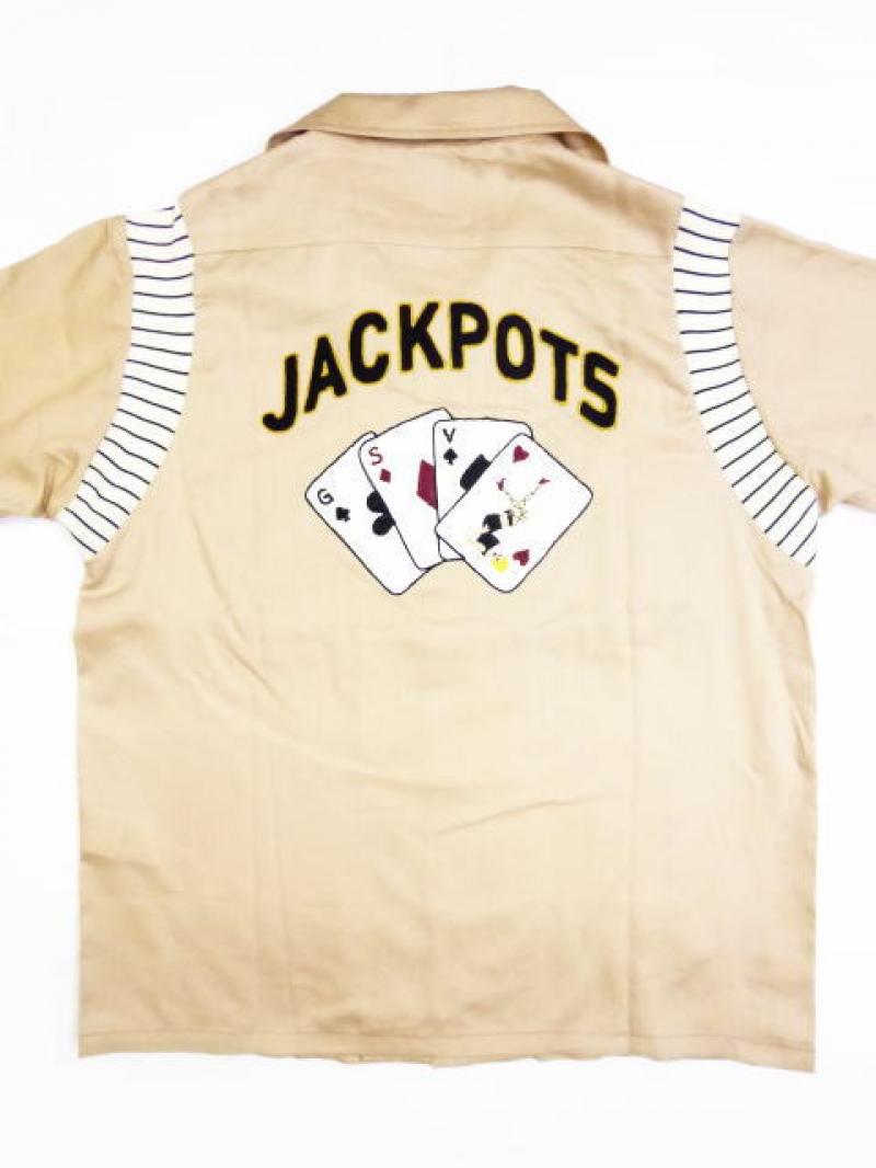 GANGSTERVILLE(󥰥)JACKPOTS-S/S BOWLING SHIRTS