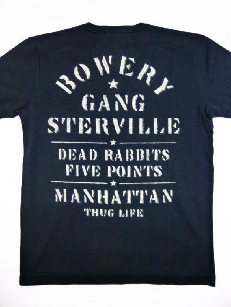 GANGSTERVILLE(󥰥)BOWERYS-S/S HENRY T-SHIRTS