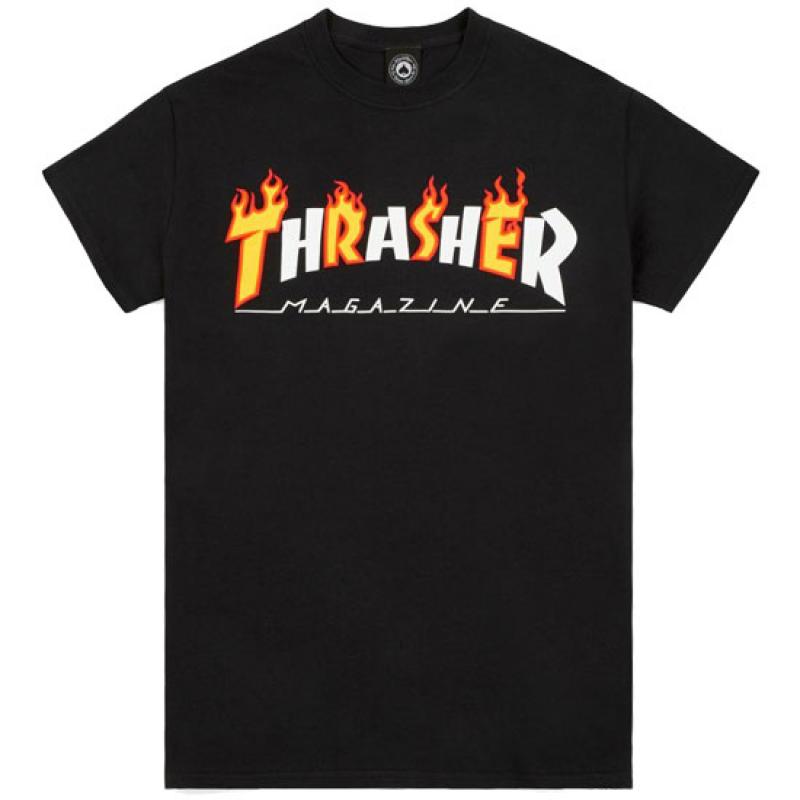 THRASHER FLAME MAG S/S