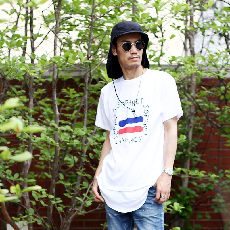  SOPHNET. / TRICOLOR TEE 