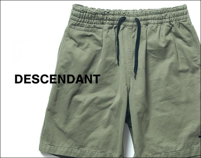 DESCENDANT / ƥ "SHORE 01 / TWILL SHORTS"