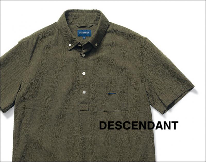 DESCENDANT / ƥ "VOIL / SUCKER SS SHIRT"