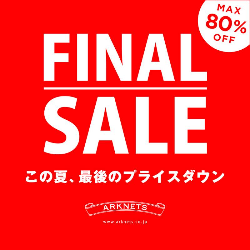 MAX80%OFF!FINAL SALE !