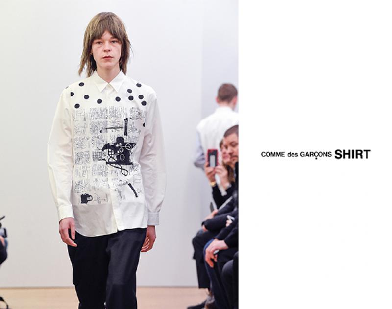 COMMEdesGARCONS SHIRT / ƥ "Print SH"andmore