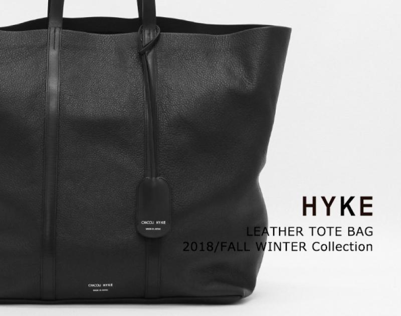 HYKE / ƥ "LEATHER TOTE BAG"