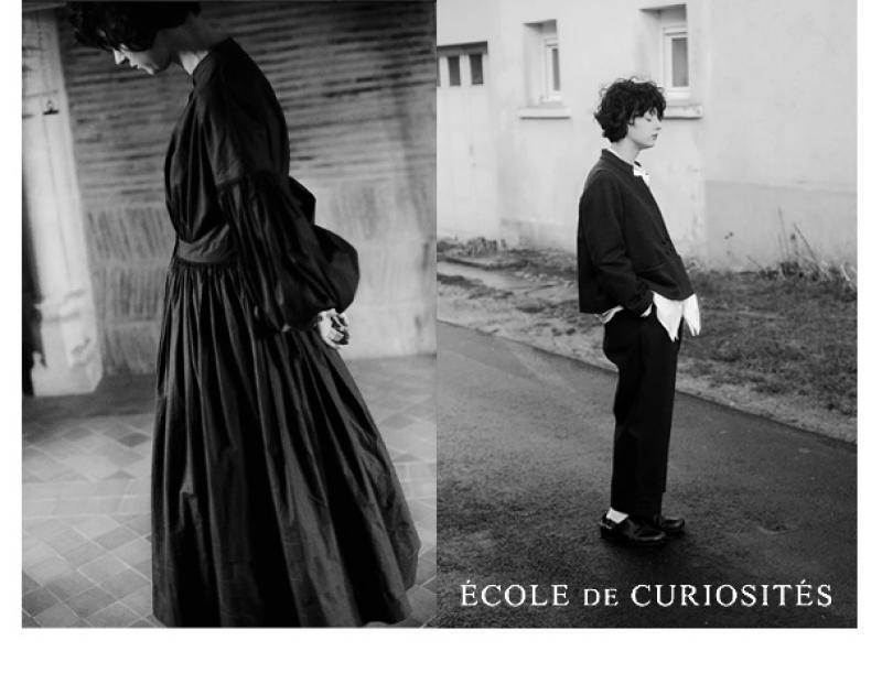 ECOLE DE CURIOSITES / ƥ "CECILE W FACE COTTON WILL COAT" and more