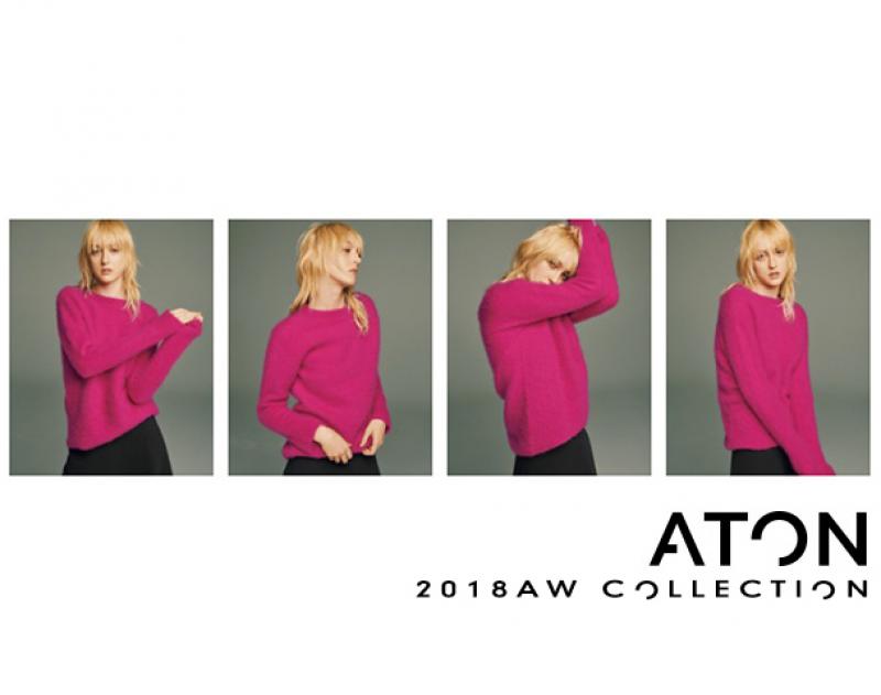 ATON / ƥ "FUR CASHMERE 7GG CREW NECK PULLOVER" and more