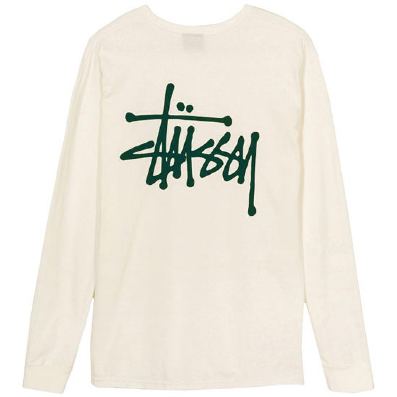 Basic Stüssy Pigment Dyed L/SL Tee