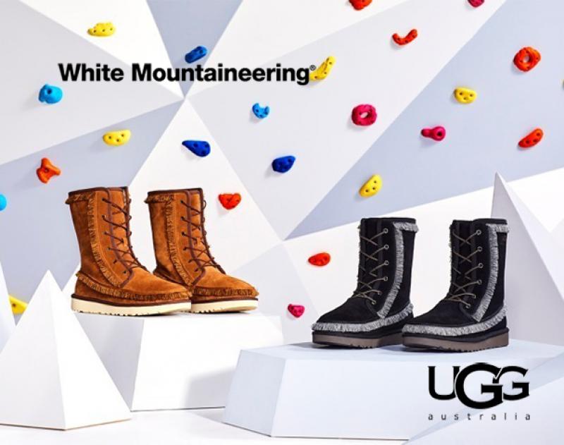 White Mountaineering / ܥ졼󥢥ƥ "WM  UGG FRINGE LACE-UP BOOTS"