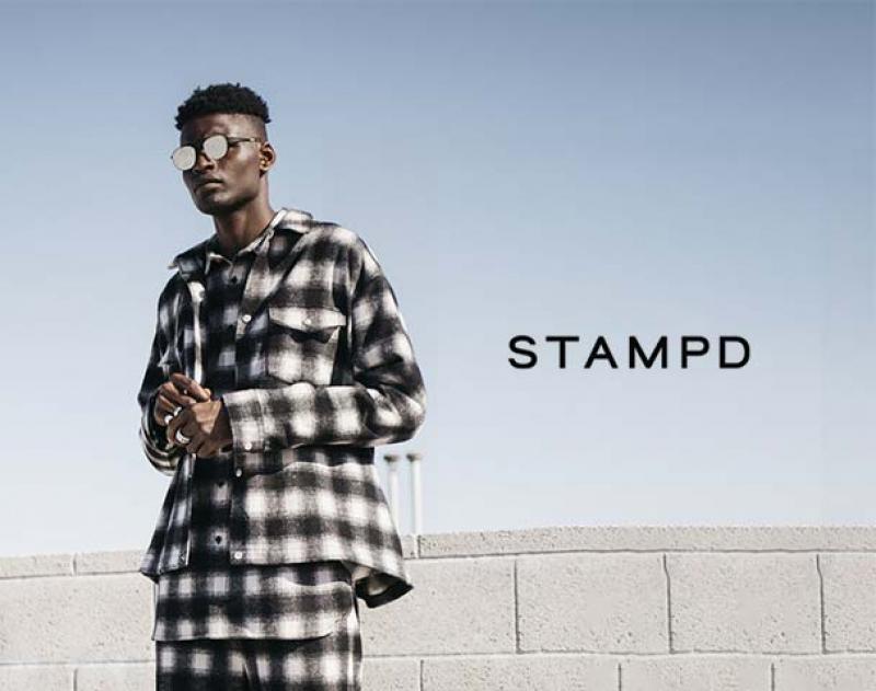 STAMPD / ƥ "ASHER FLANNEL SHIRT JACKET"andmore