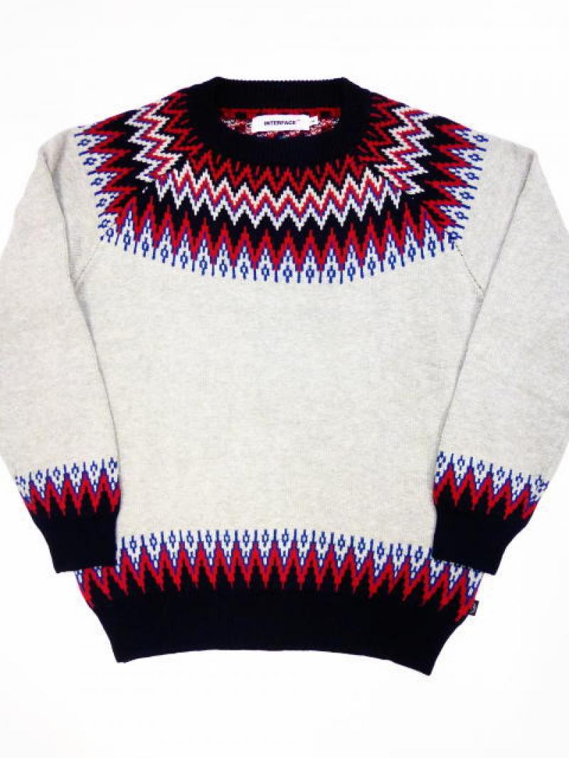 INTERFACE(󥿡ե)SNOW PATTERN KNIT