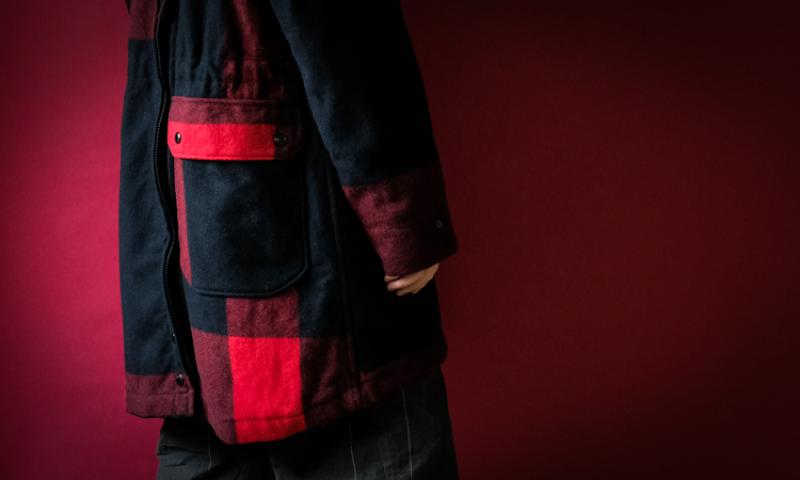 Engineered Garments:Over Parka – Big Plaid Wool Melton