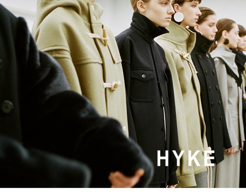 ​​HYKE / ƥ "DOUBLE FACE COAT" and more​​​