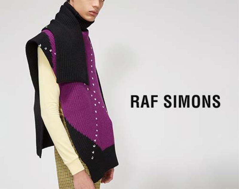 RAF SIMONS / ƥ "Turtelneck single panel jaquard burlington"andmore