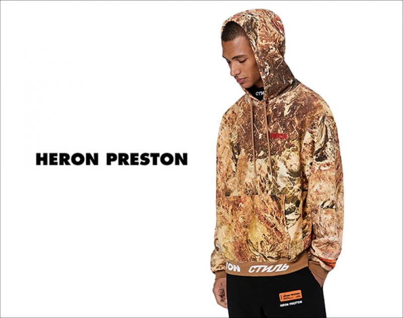 HERON PRESTON / ƥ "SWEAT HOODIE CAMO"andmore