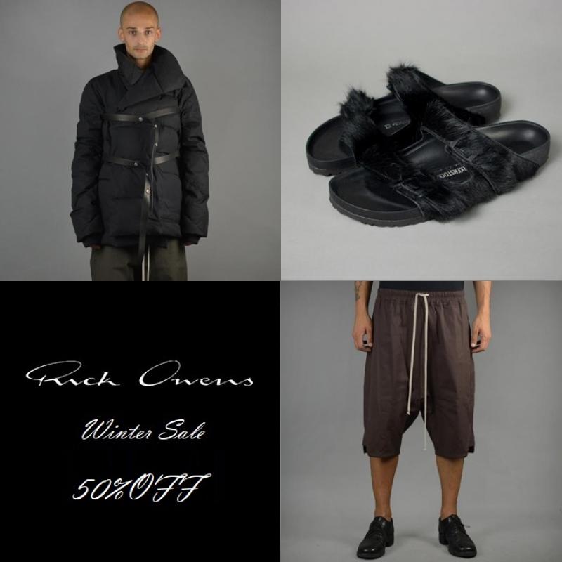 󥿡 50% Rick Owens  å 2018FW