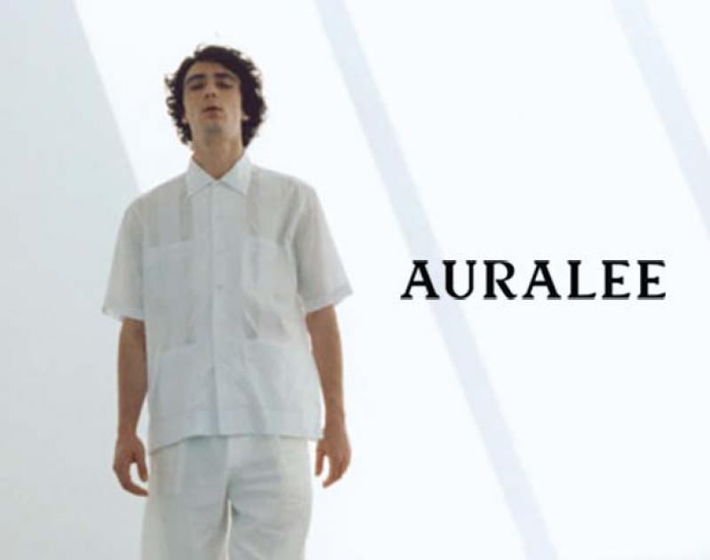 AURALEE / ƥ FINX SILK STRIPE CUBA SHIRTSandmore