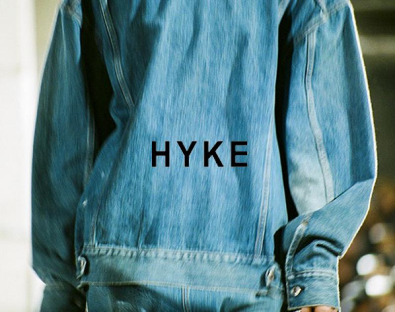 HYKE / ƥ "TAPERED USED BLUE"and more