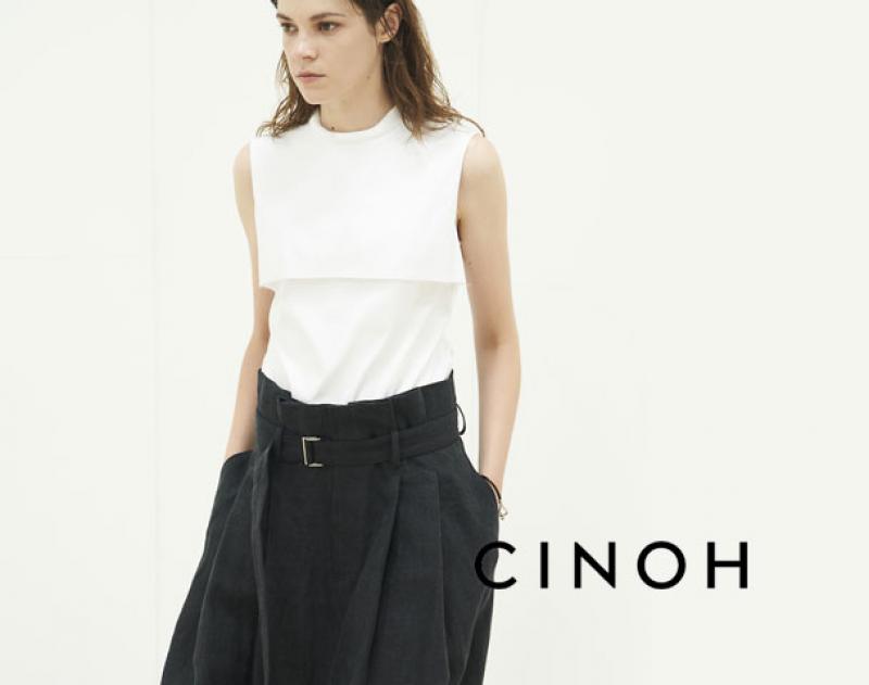 ​CINOH / ƥ "TUCKED MAXI SKIRT"​