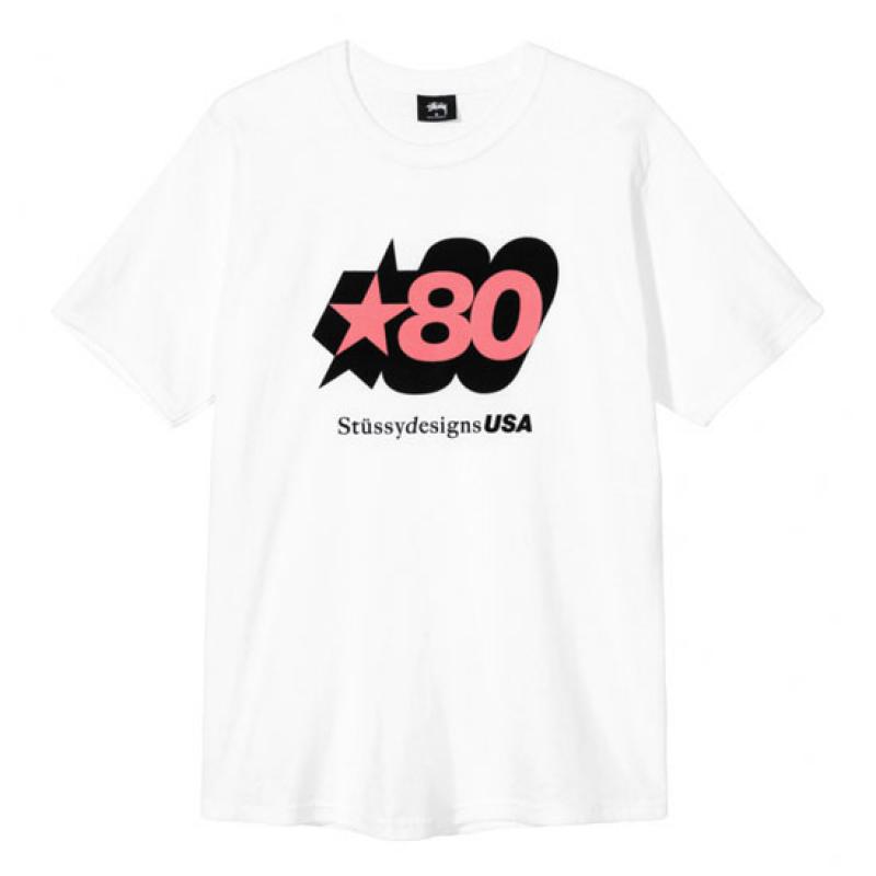 STÜSSY 80 Star Tee