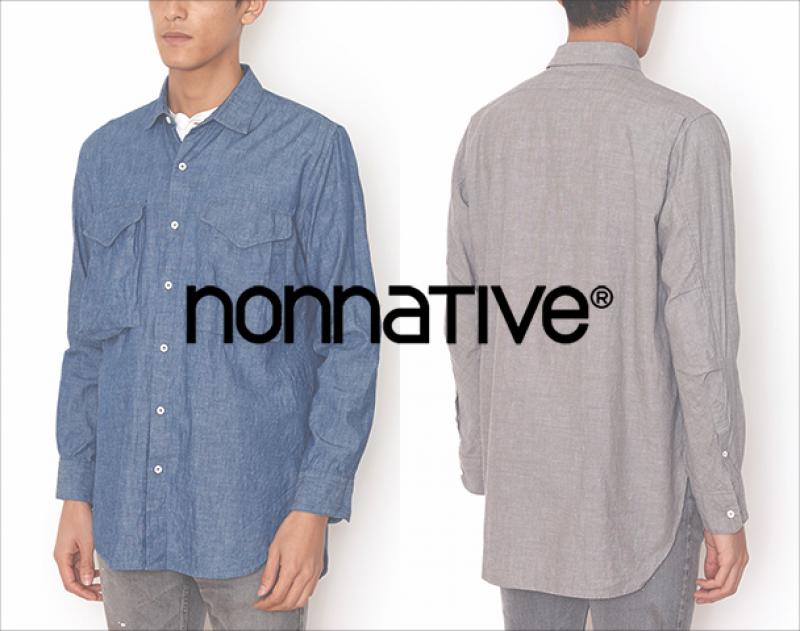 nonnative / ƥ HUNTER LONG SHIRT COTTON 5oz CHAMBRAY