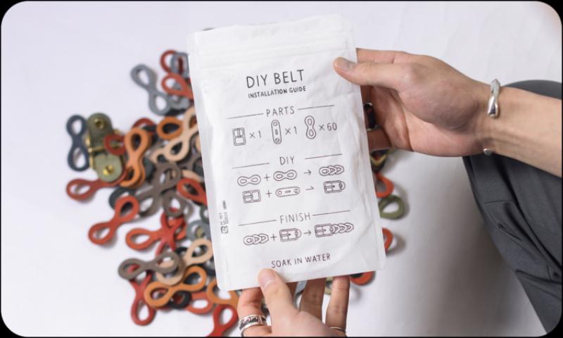 SOAK IN WATER:DIY BELT