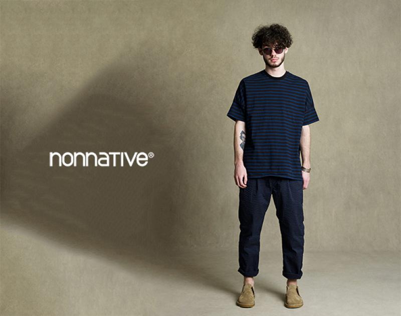 nonnative / ƥ MANAGER EASY PANTS RELAX FIT P/C SUCKER STRIPE COOLMAX