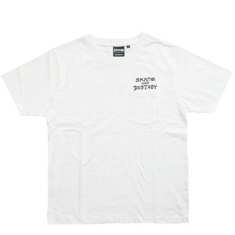 THRASHER SKATE AND DESTROY POCKET T-SHIRT