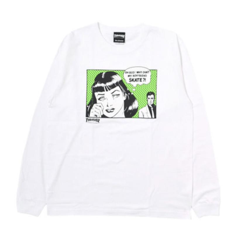 THRASHER Boy Friend L/S T-SHIRT