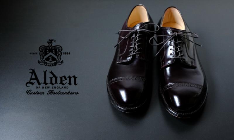 Alden : 56201 STRAIGHT TIP BLUCHER OX – Burgundy