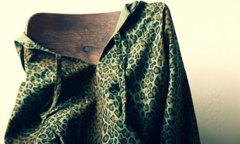 South2 West8:Printed Flannel / Camouflage – Leopard