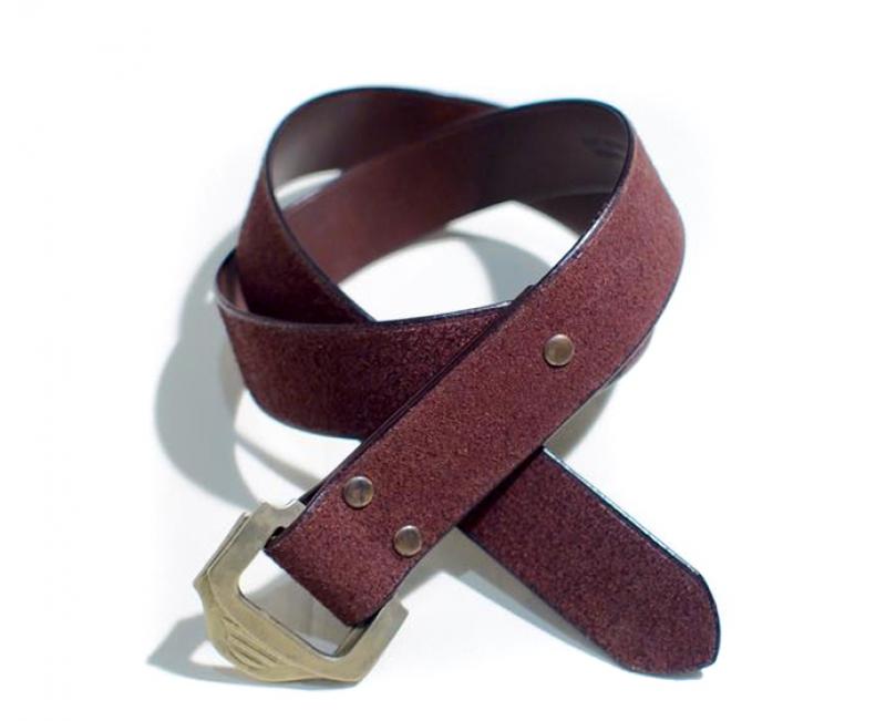 LOST CONTROL Duble Buckle Leather Belt 