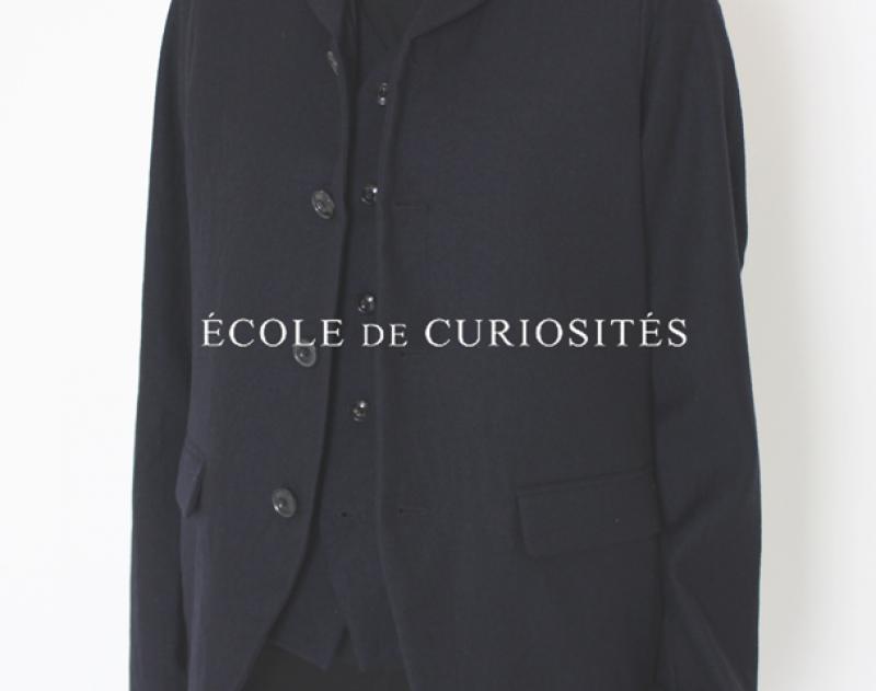 ECOLE DE CURIOSITE / ƥ١JACQUES CREASED WOOL JACKETand more